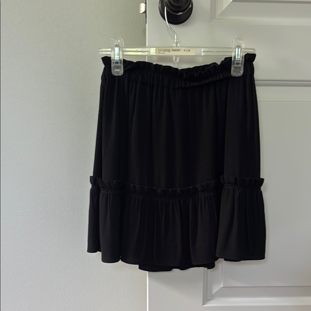 Sunday Best Black Bubble Mini Skirt
